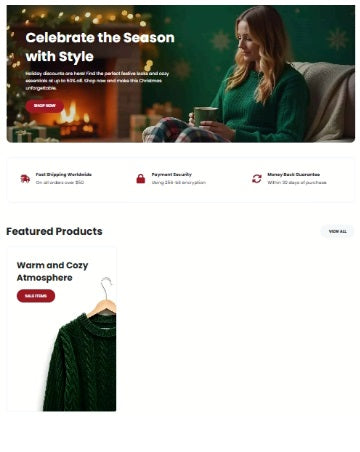 Seasonal Winter Sales Funnels