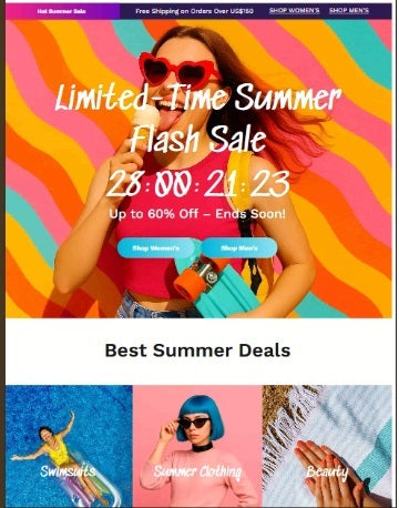 Summer VIbes Sales Funnel