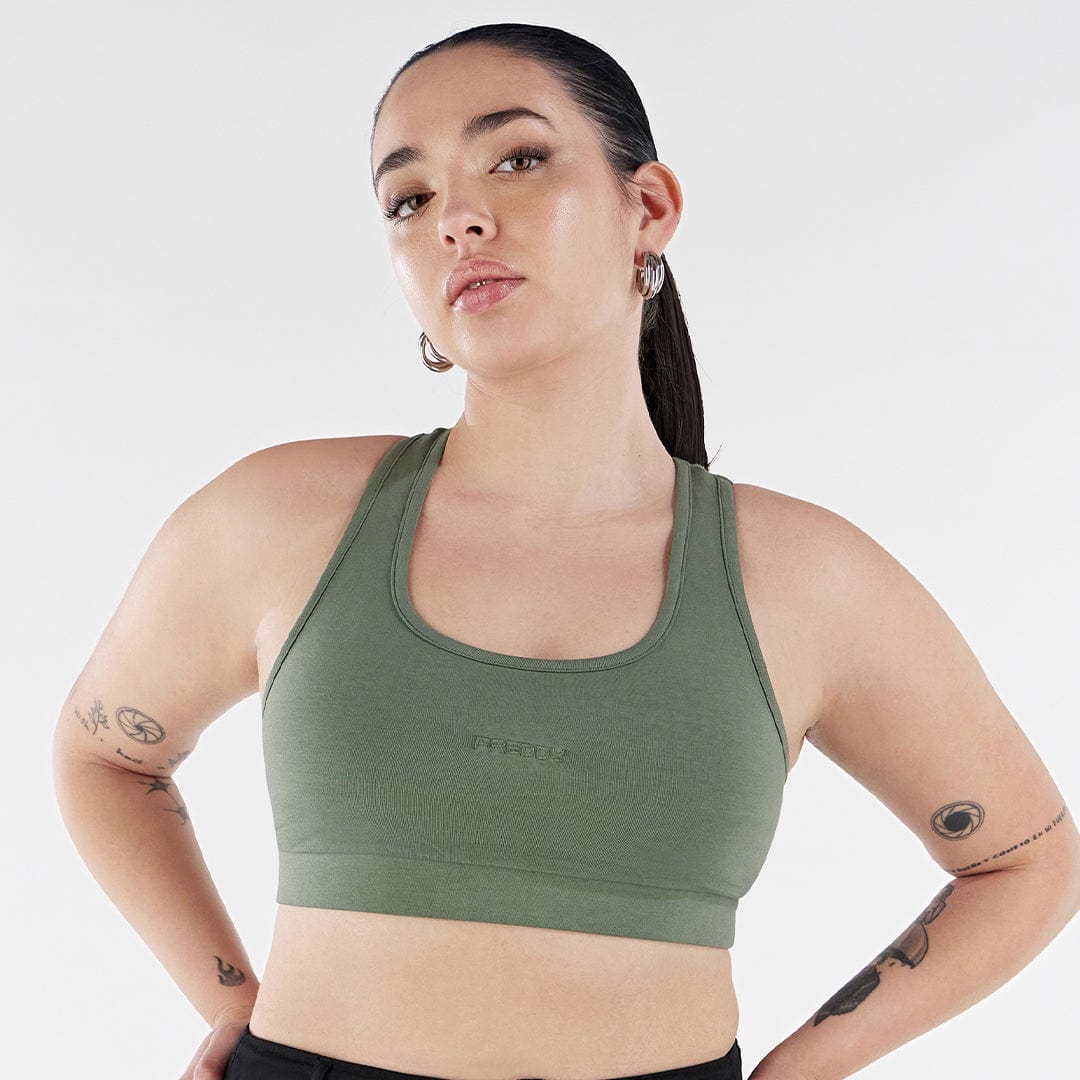 Crop Top - Military Green