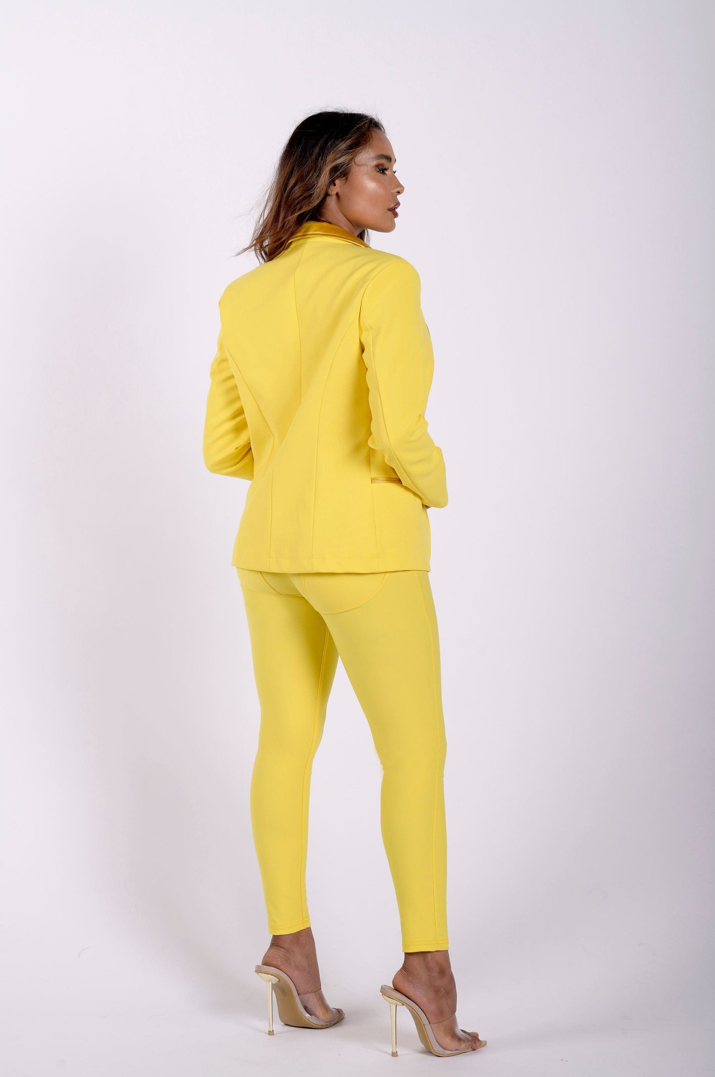 Made In Italy Suit Blazer - Yellow