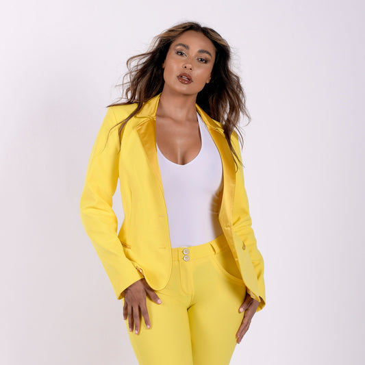 Made In Italy Suit Blazer - Yellow