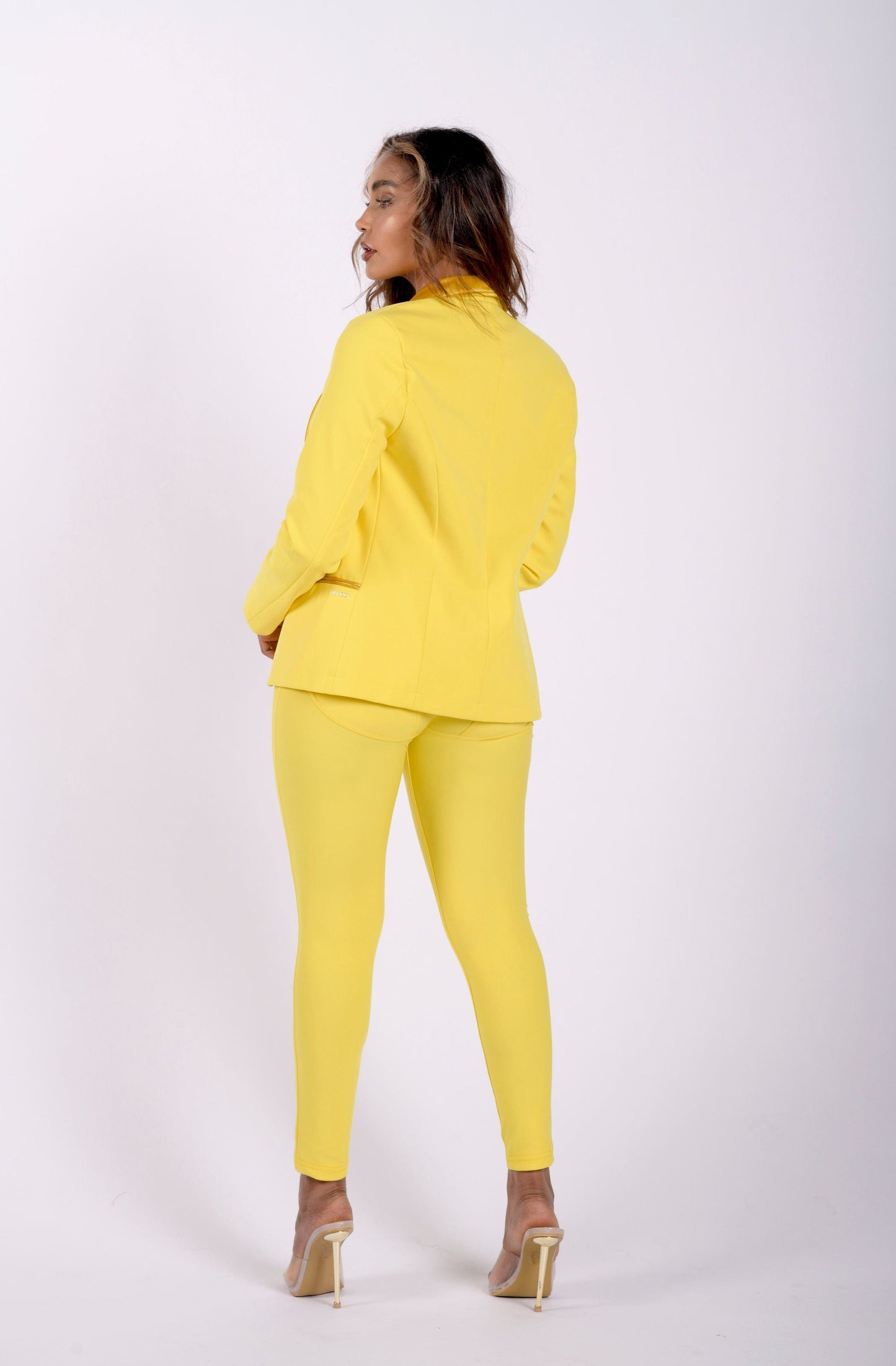 Made In Italy Suit Blazer - Yellow