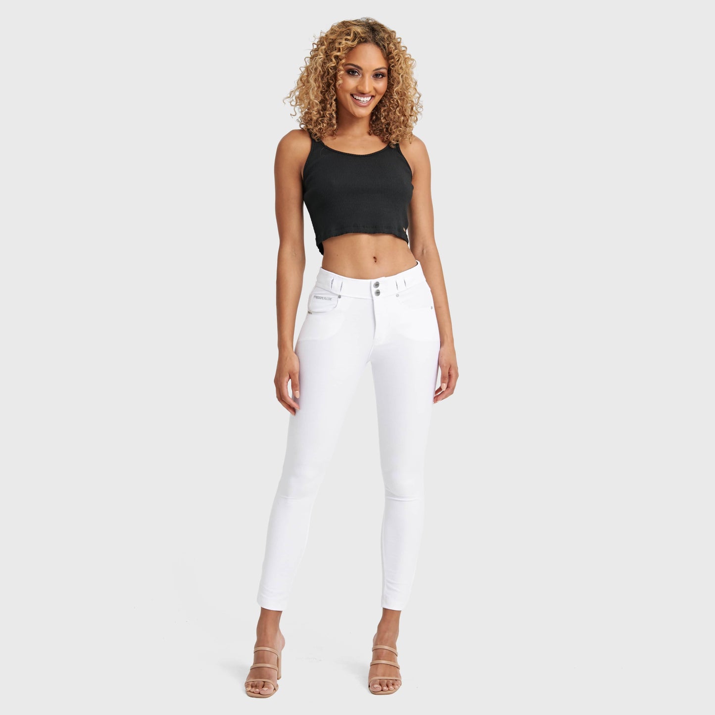 Cotton Ribbed Cami - Black