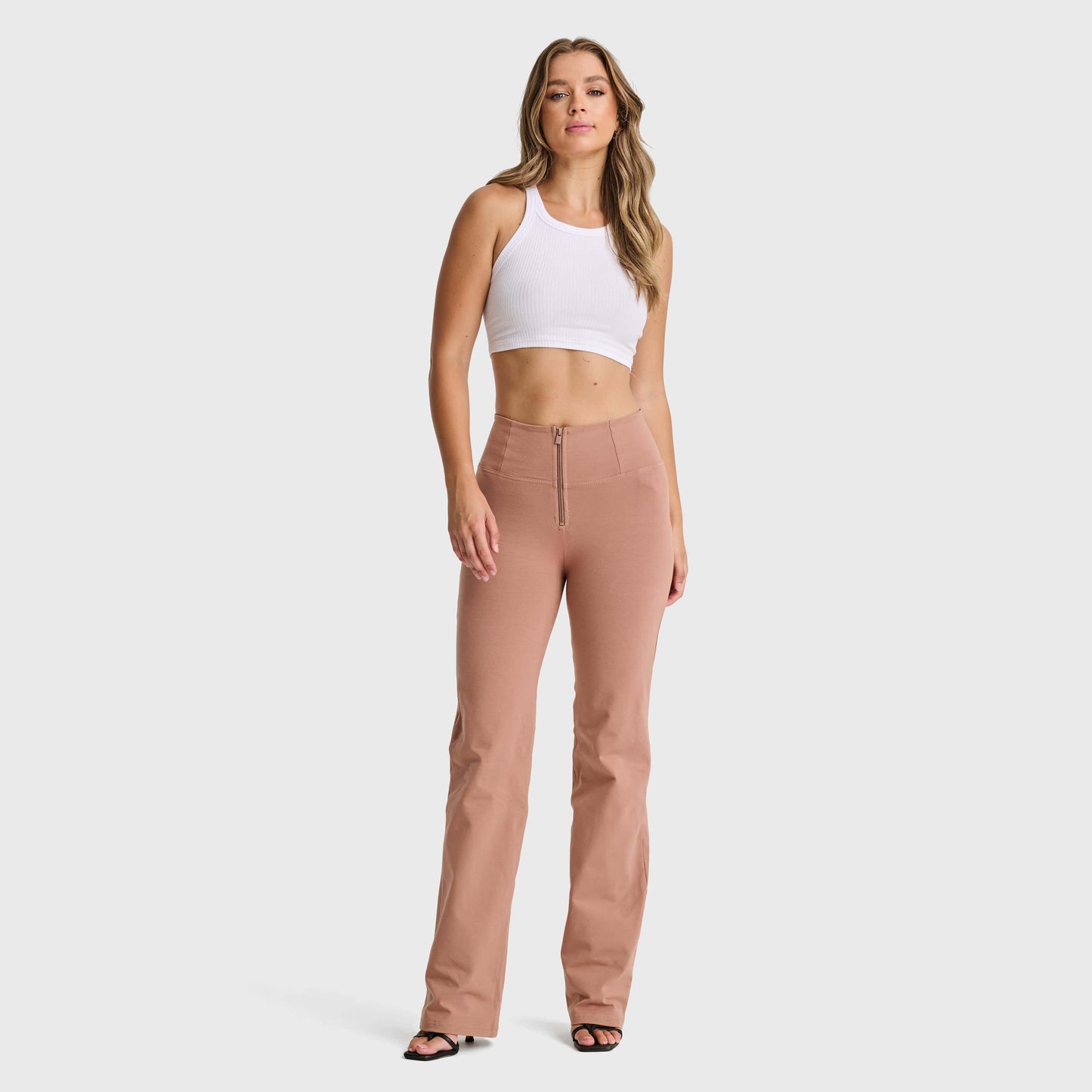 WR.UP® Fashion - High Waisted - Straight Flare - Mocha