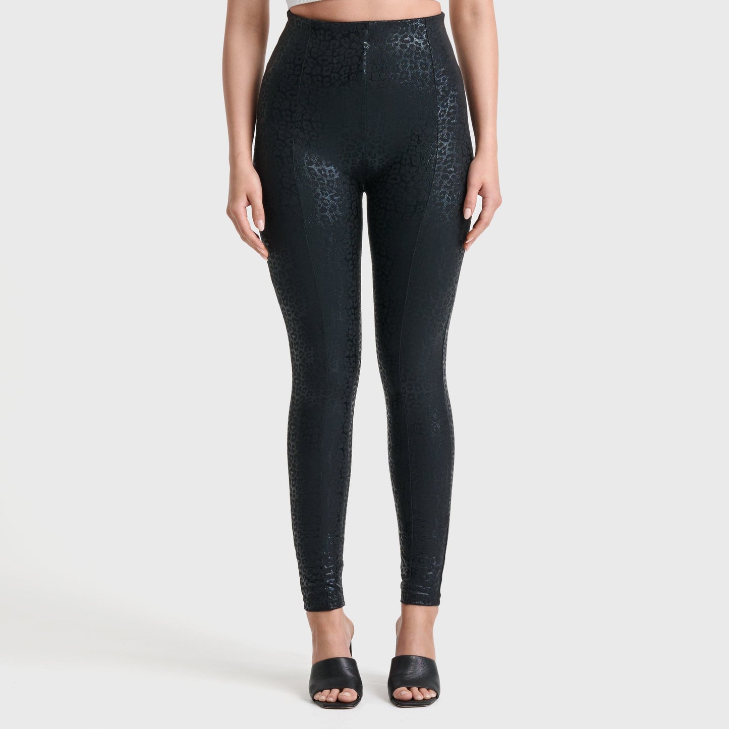 WR.UP® Panther Print - Super High Waisted - Full Length - Black