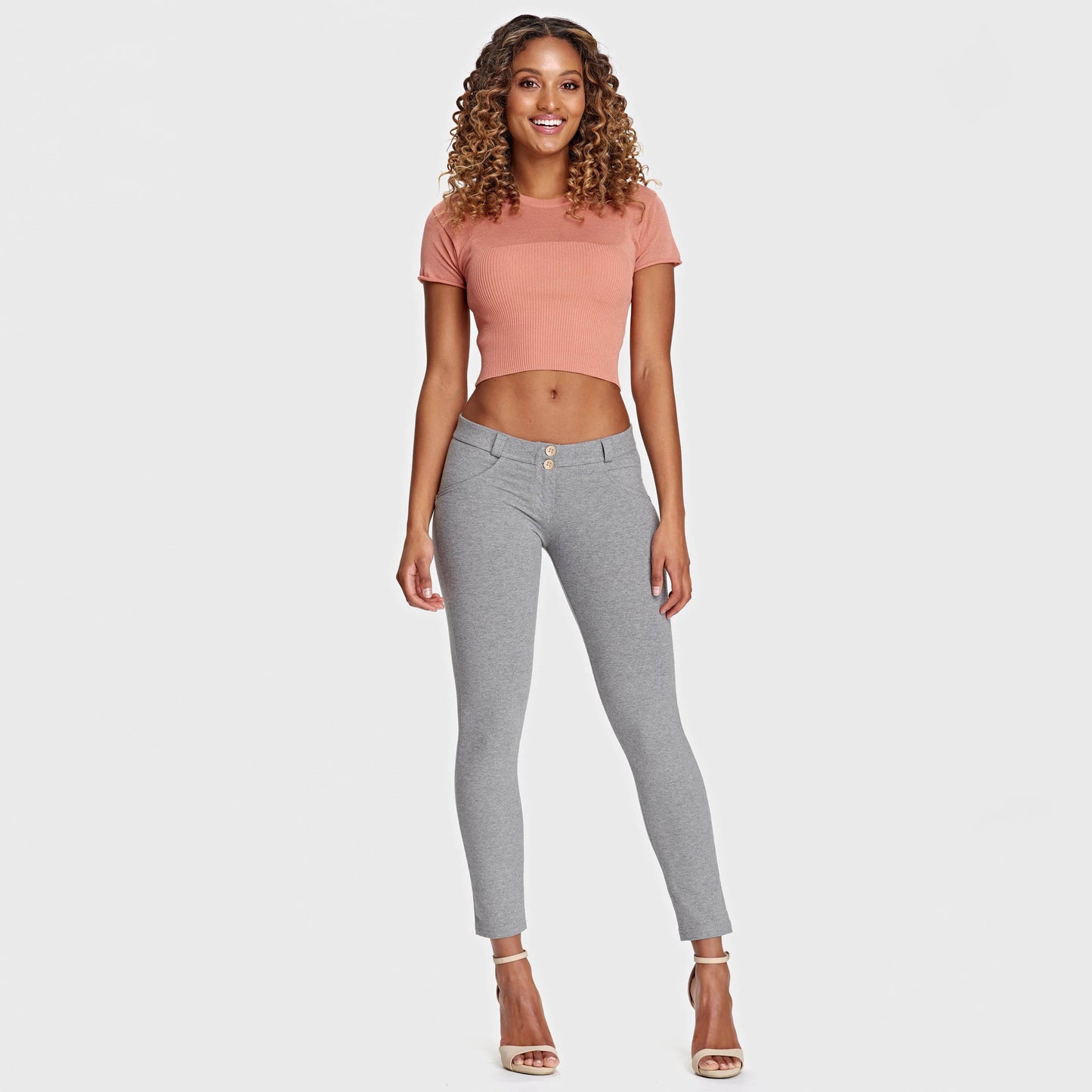 WR.UP® Fashion - Low Rise - 7/8 Length - Melange Grey