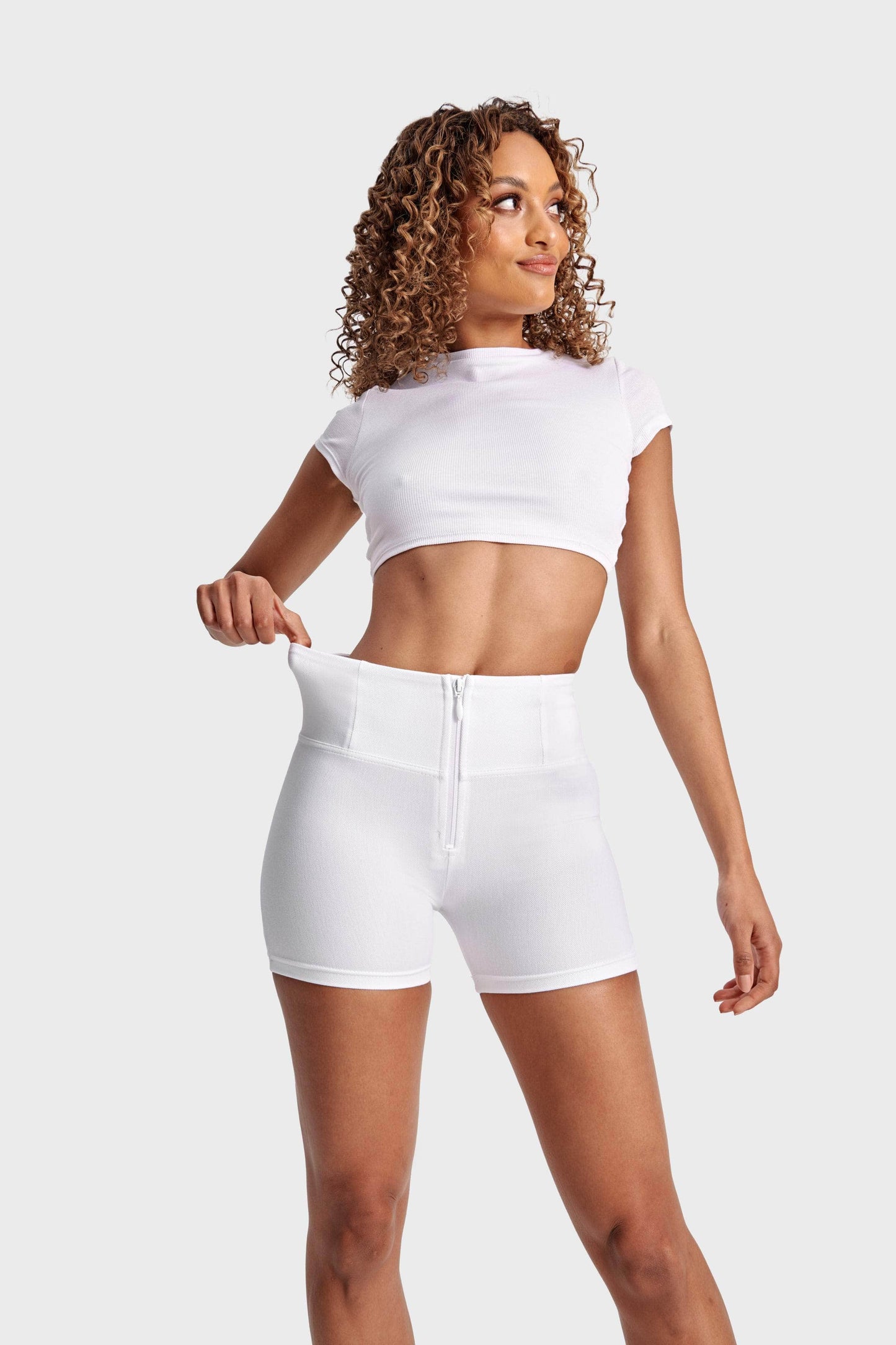 WR.UP® Fashion - High Waisted - Shorts - White