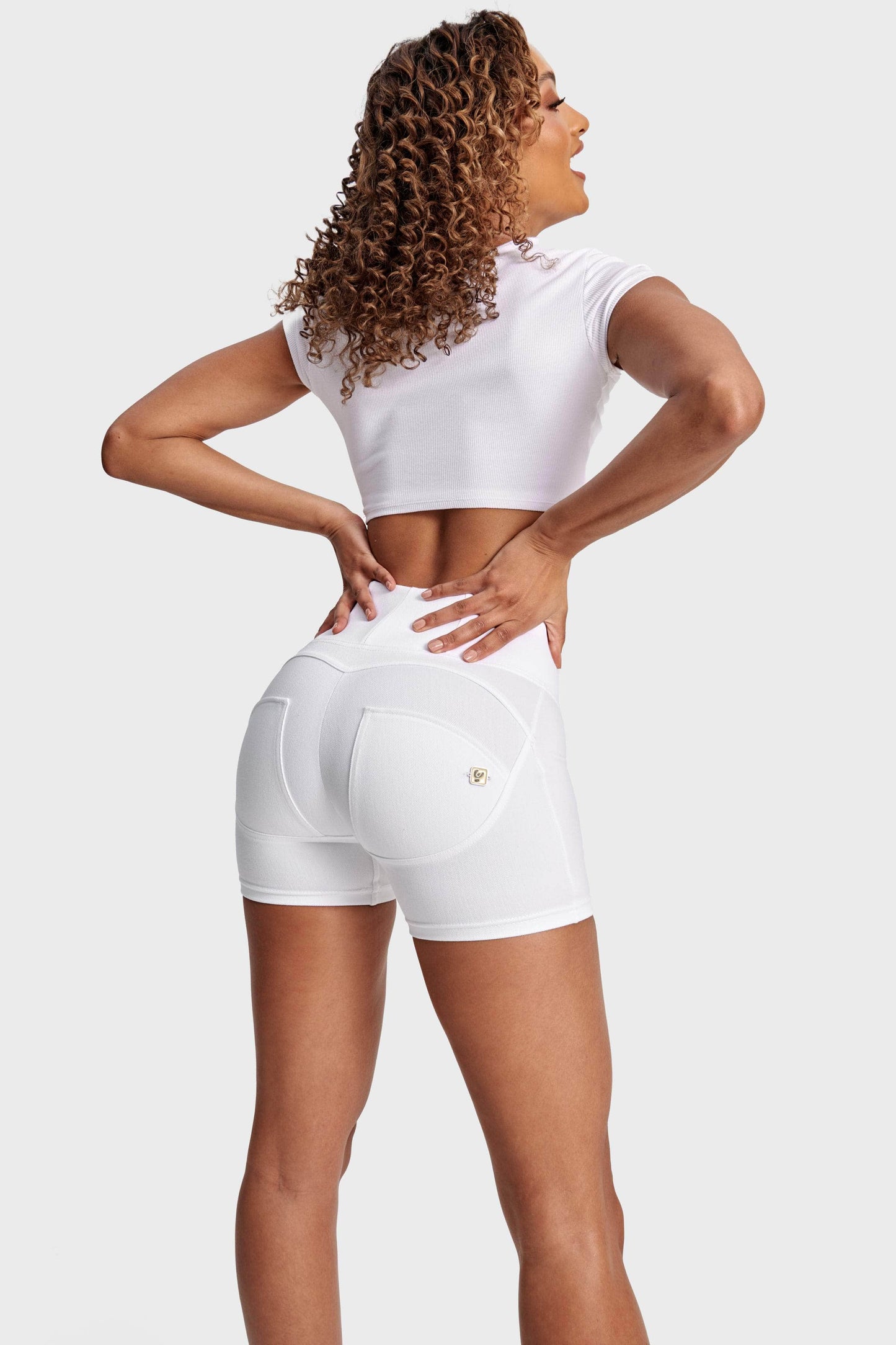 WR.UP® Fashion - High Waisted - Shorts - White