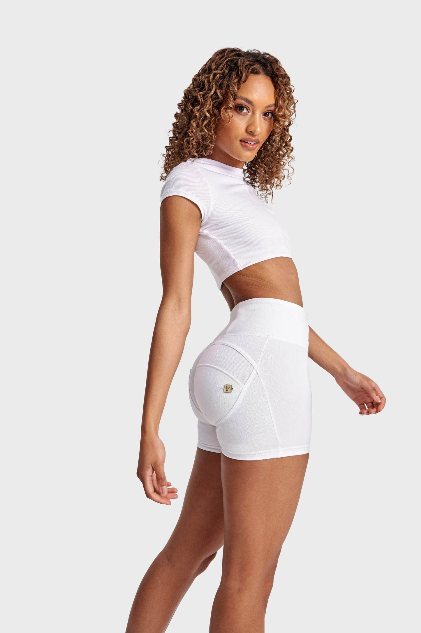 WR.UP® Fashion - High Waisted - Shorts - White