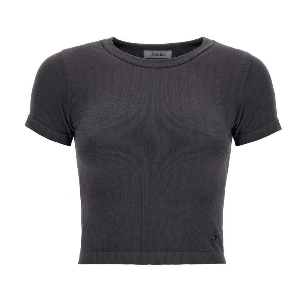 تي شيرت مضلع - فحمي