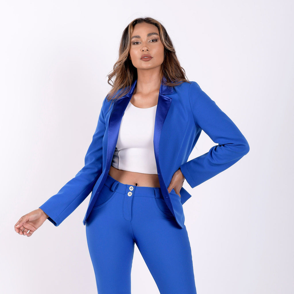 بليزر بدلة مصنوع في إيطاليا - أزرق 