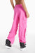 Cargo Pants - High Waisted - Full Length - Pink