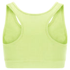 بلوزة قصيرة - أخضر ليموني