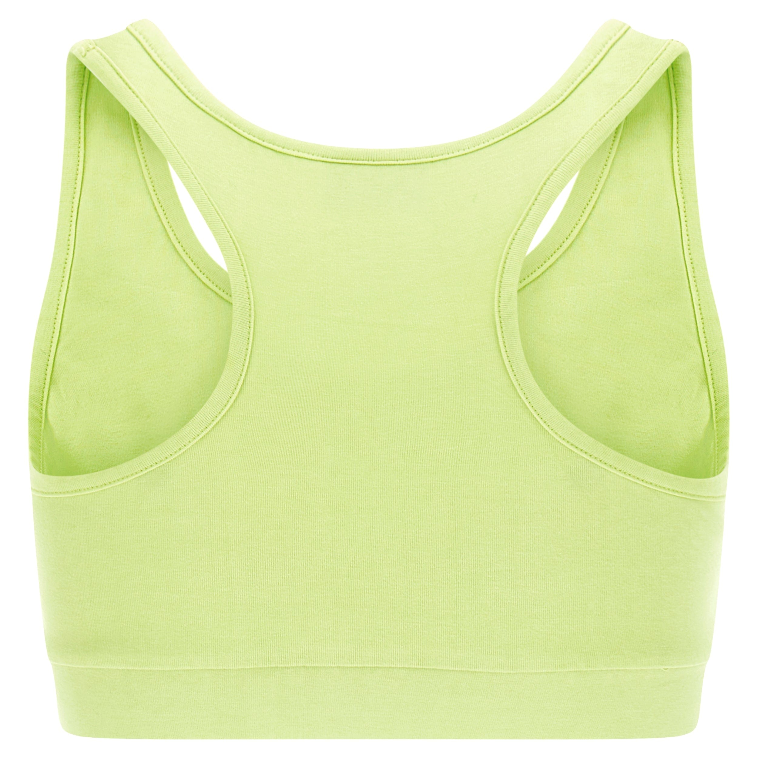 بلوزة قصيرة - أخضر ليموني