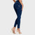 WR.UP® Denim - High Waisted - 7/8 Length - Dark Blue + Yellow Stitching