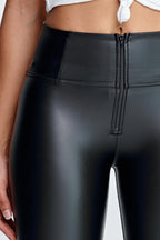 WR.UP® جلد صناعي - خصر مرتفع - طول 7/8 - أسود