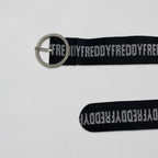 حزام فريدي من القماش - أسود 