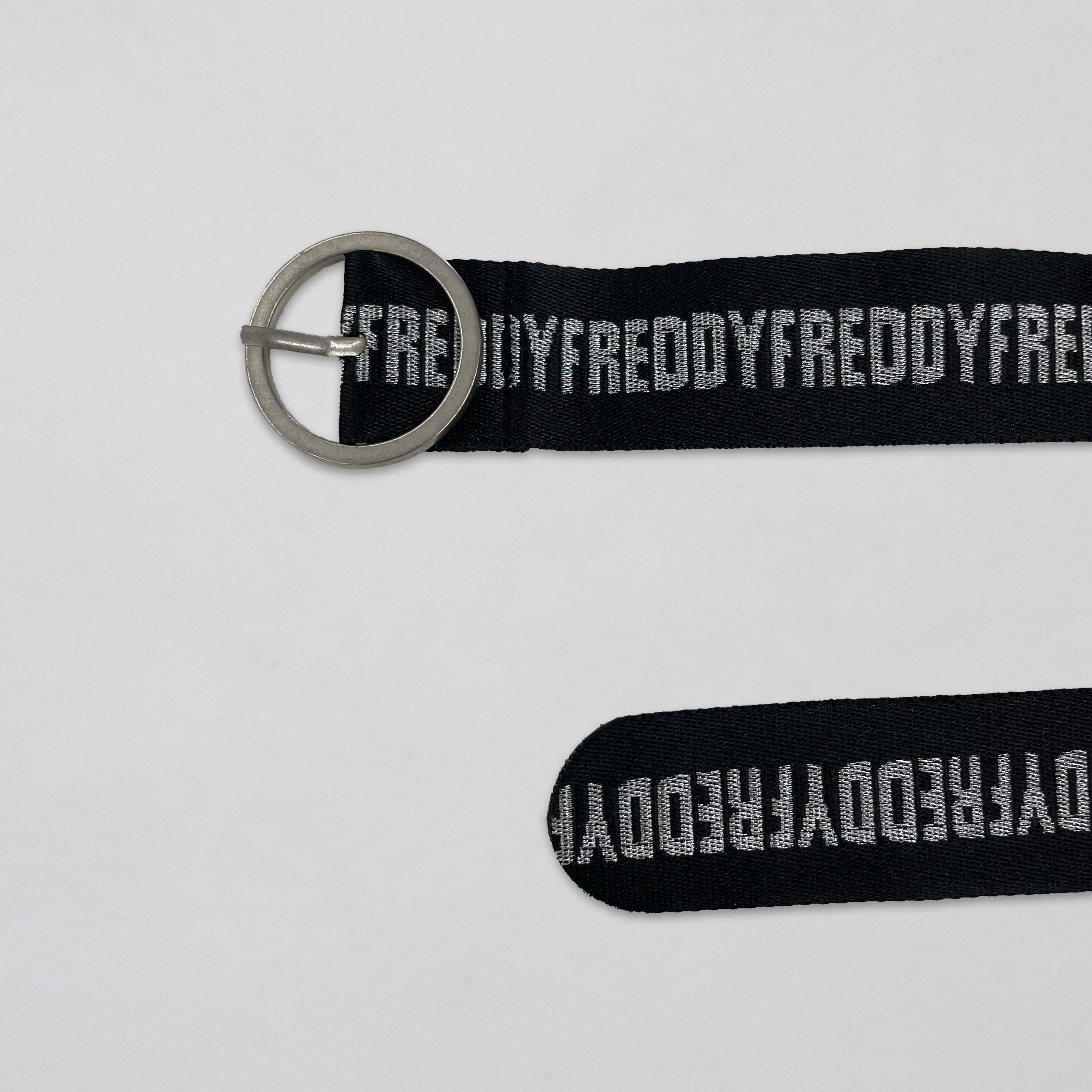 حزام فريدي من القماش - أسود 