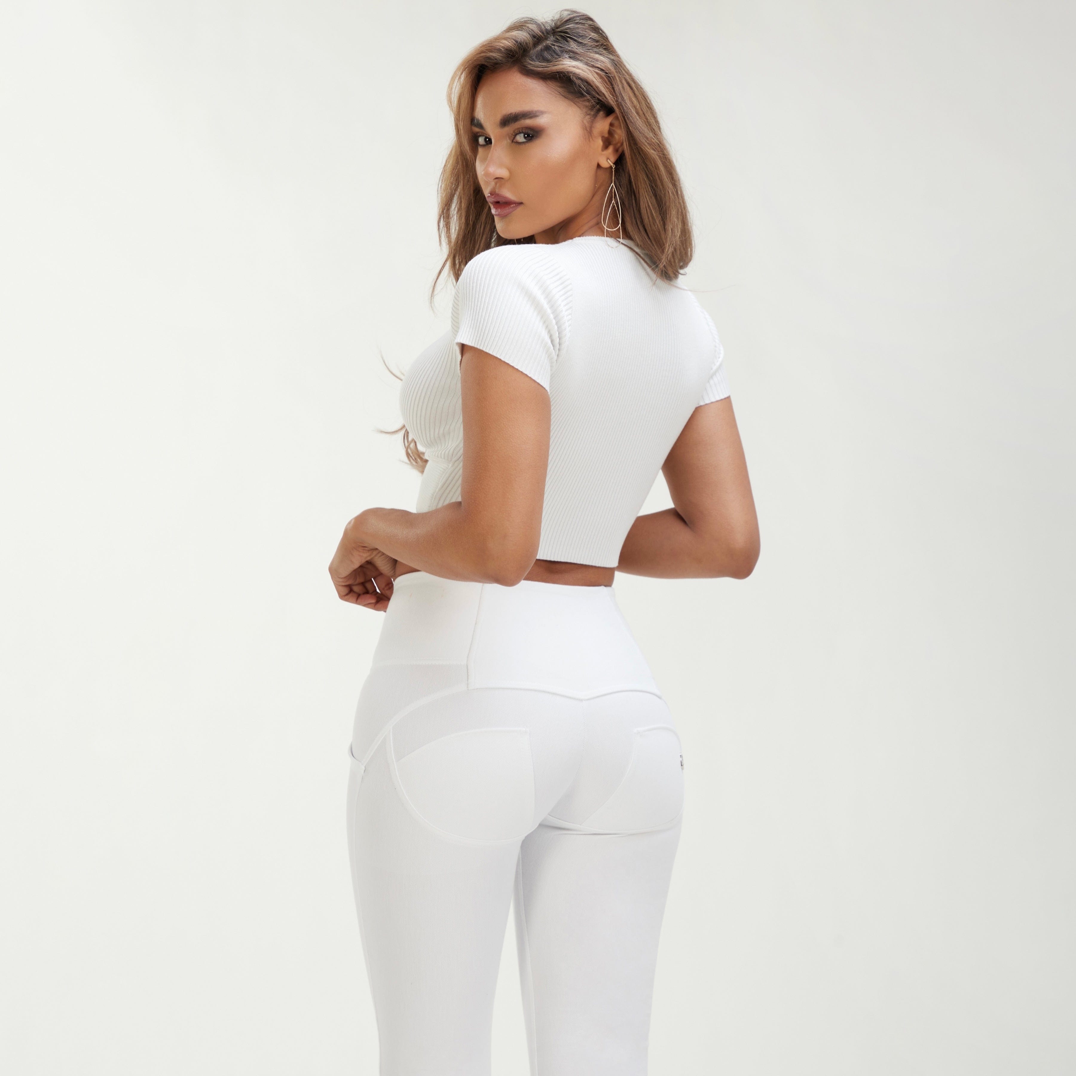 WR.UP® Drill Limited Edition - High Waisted - 7/8 Length - White