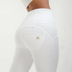 بنطال WR.UP® Drill إصدار محدود - خصر مرتفع - طول 7/8 - أبيض