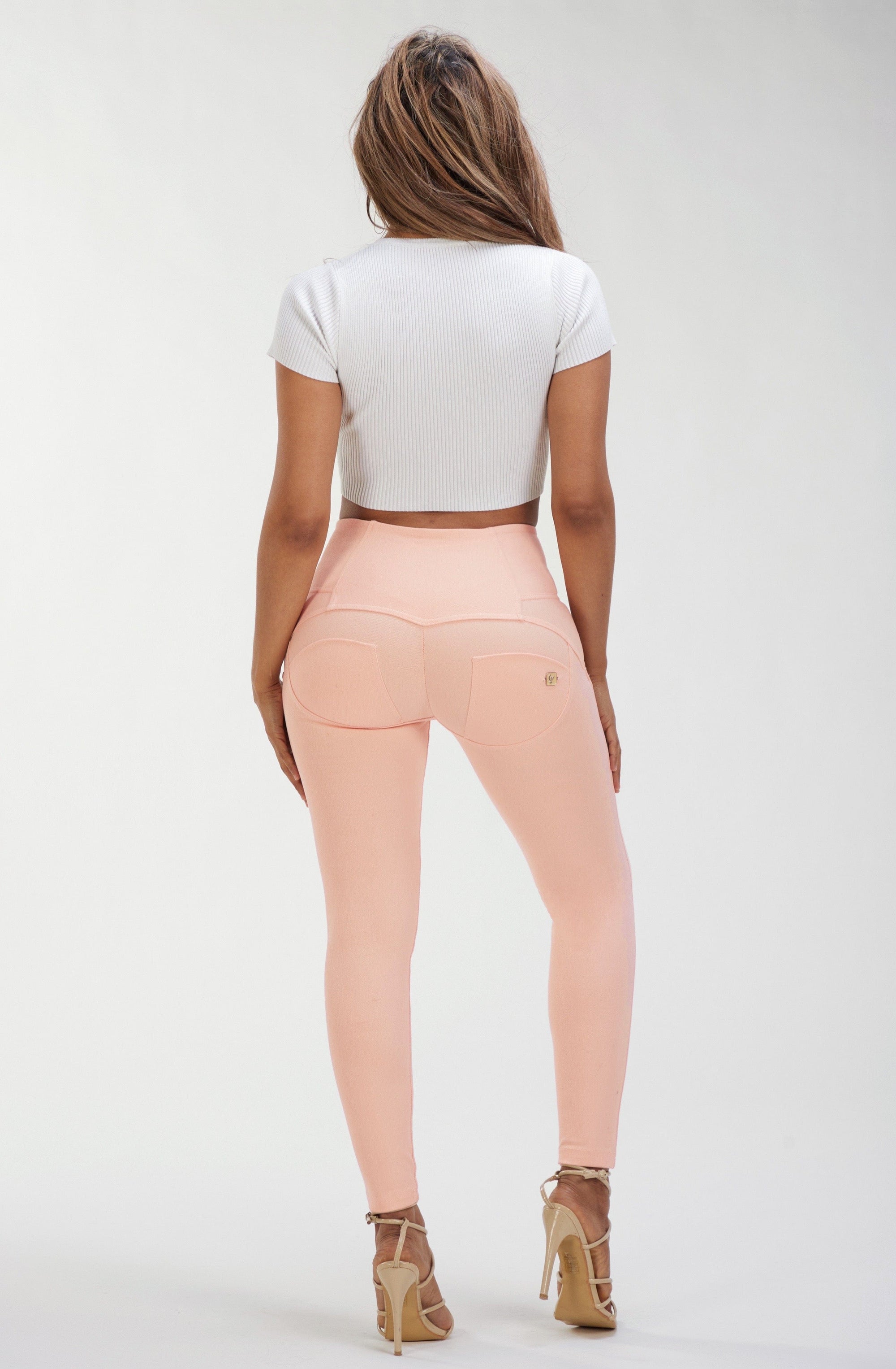 WR.UP® Drill Limited Edition - High Waisted - 7/8 Length - Peach