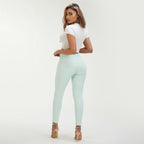 بنطال WR.UP® Drill إصدار محدود - خصر مرتفع - طول 7/8 - أخضر نعناعي