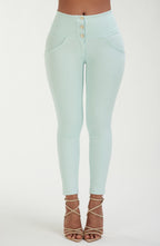 بنطال WR.UP® Drill إصدار محدود - خصر مرتفع - طول 7/8 - أخضر نعناعي