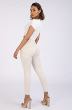 WR.UP® أزياء - خصر مرتفع - طول 7/8 - شامبانيا