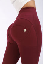 أزياء WR.UP® - خصر مرتفع - طول 7/8 - عنابي