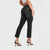 N.O.W® Denim Limited Edition - High Waisted - Kick Flare - Black + Black Stitching