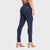 N.O.W® Denim - High Waisted - Full Length - Dark Blue + Blue Stitching