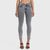 N.O.W® Denim - High Waisted - 7/8 Length - Grey + Yellow Stitching