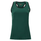 تيشيرت رياضي بدون أكمام - مقاس صغير - أخضر 