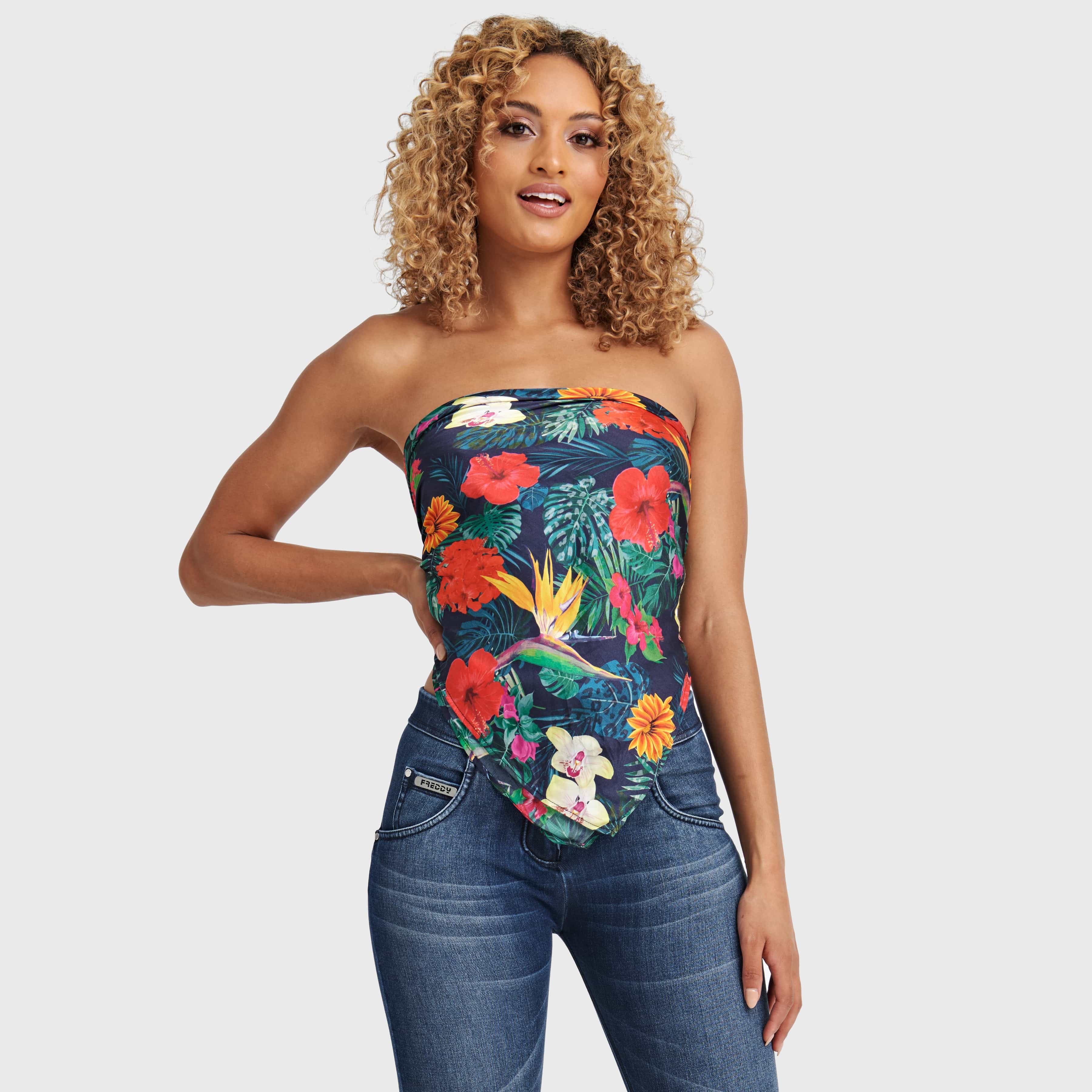 وشاح متعدد الاستخدامات - أحمر مزهر