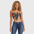 وشاح متعدد الاستخدامات - أحمر مزهر