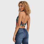 وشاح متعدد الاستخدامات - أحمر مزهر