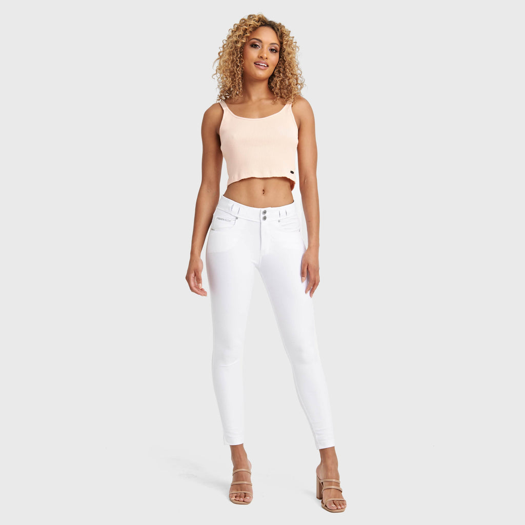 قميص داخلي قطني مضلع - لون الخوخ