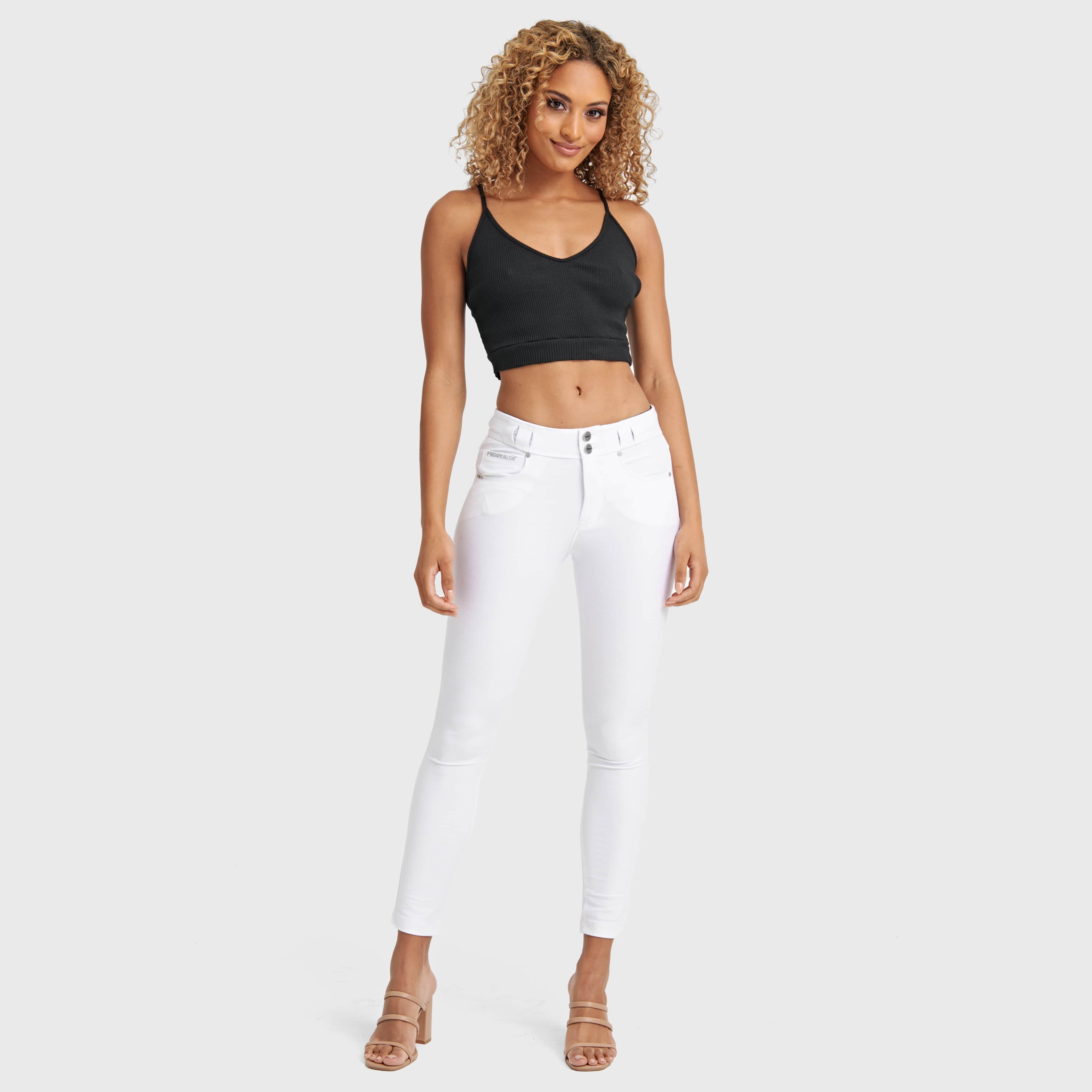 Cotton Ribbed Crop - Black