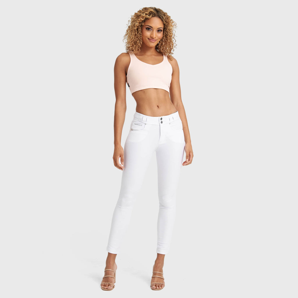 توب قصير بدون أكمام - لون الخوخ