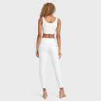 توب قصير بدون أكمام - أبيض 