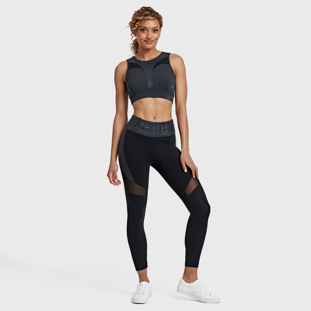 سوبرفيت ديوو برو - خصر مرتفع - طول 7/8 - أسود 