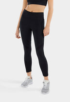 سوبرفيت ديوو برو - خصر مرتفع للغاية - طول 7/8 - أسود 