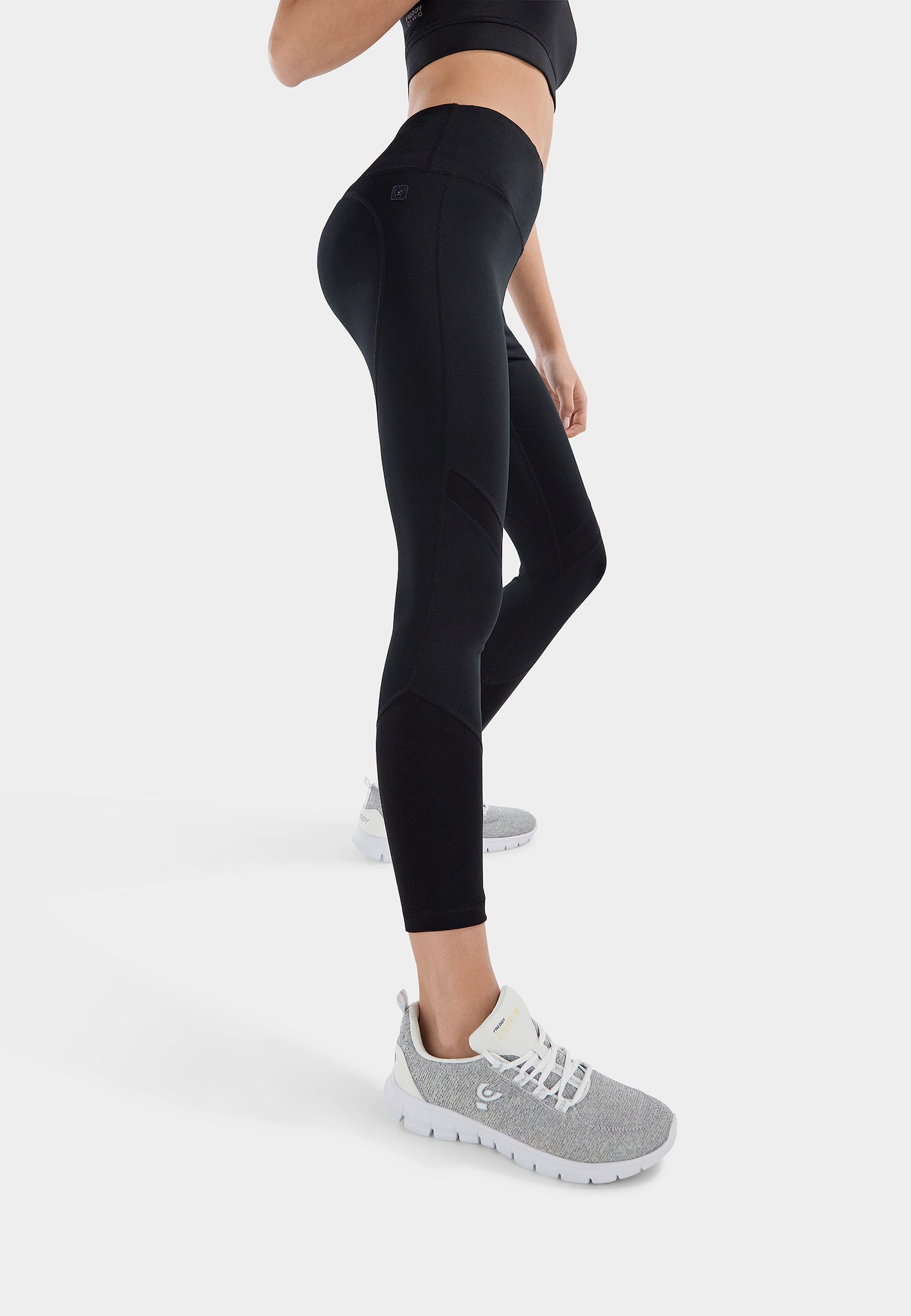 سوبرفيت ديوو برو - خصر مرتفع للغاية - طول 7/8 - أسود 