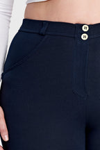 WR.UP® أزياء أنيقة للمقاسات الكبيرة - خصر عالٍ - طول كامل - أزرق داكن 