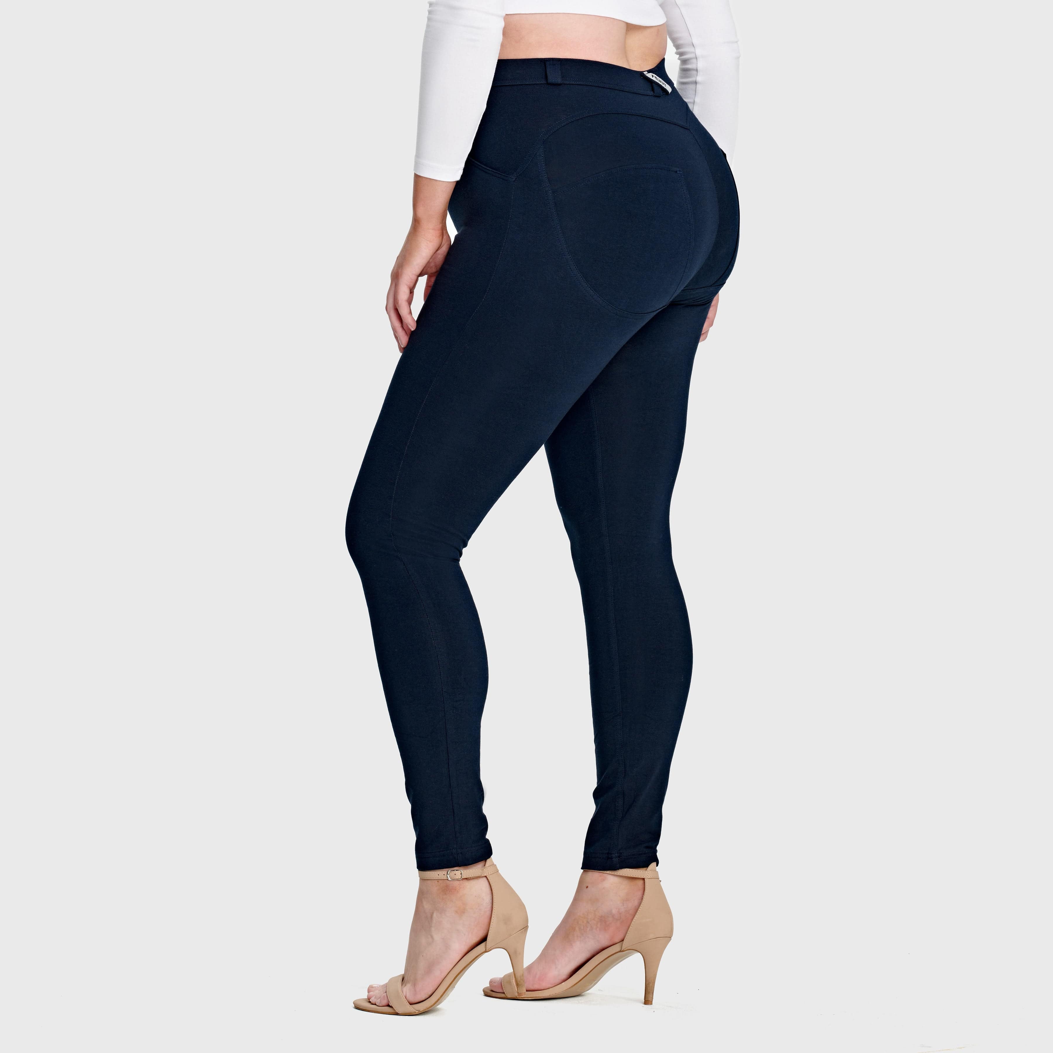 WR.UP® Curvy Fashion - High Waisted - Full Length - Navy Blue