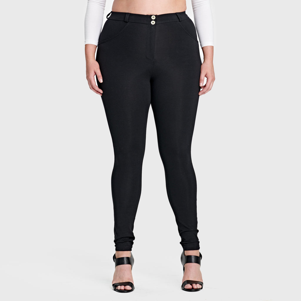 WR.UP® أزياء أنيقة للمقاسات الكبيرة - خصر عالٍ - طول كامل - أسود