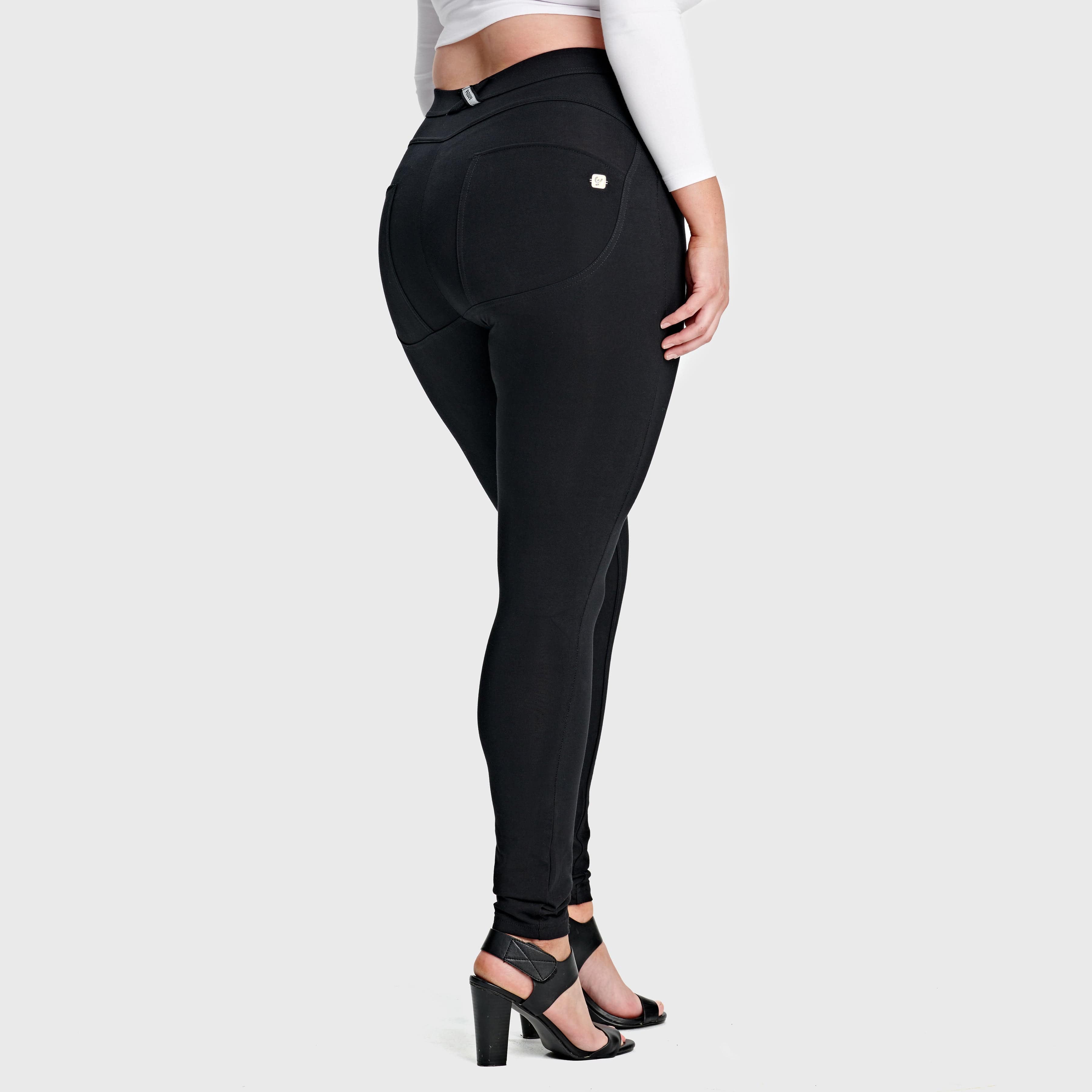 WR.UP® Curvy Fashion - High Waisted - Full Length - Black