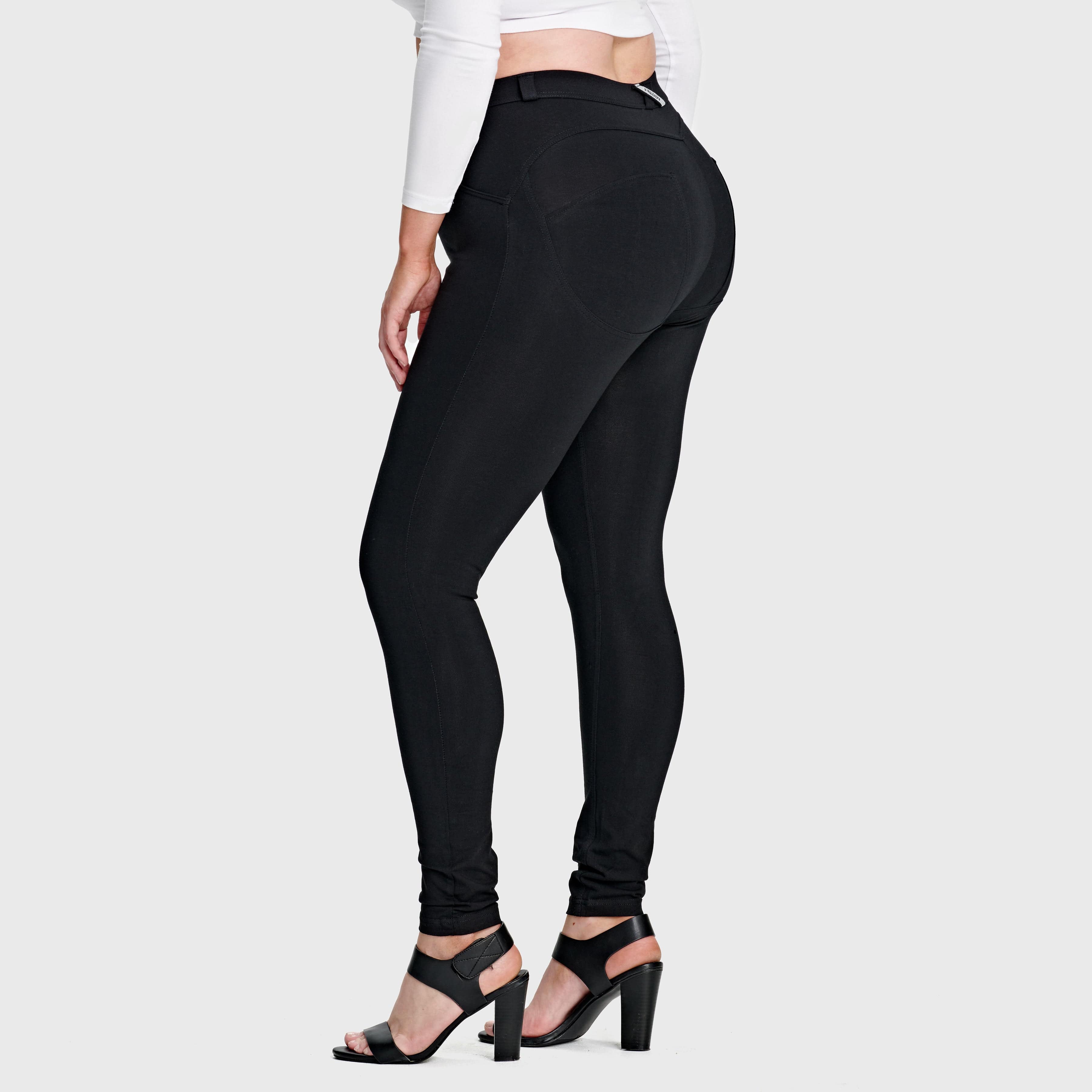 WR.UP® Curvy Fashion - High Waisted - Full Length - Black