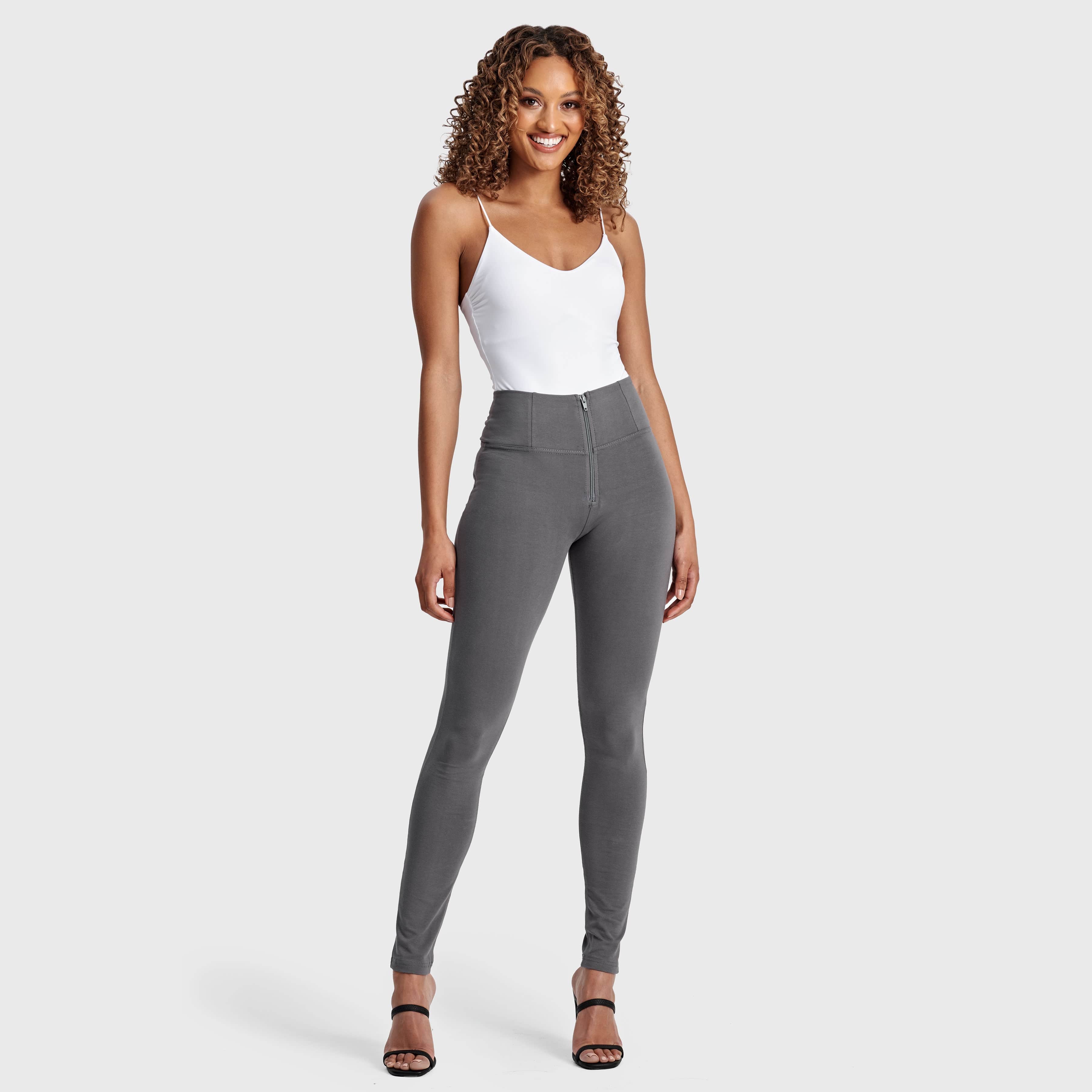 WR.UP® Fashion - High Waisted - Full Length - Grey