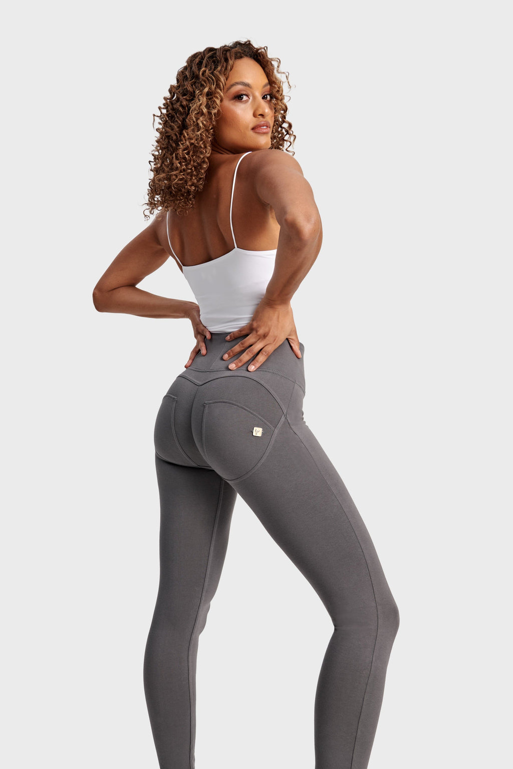 أزياء WR.UP® - خصر عالٍ - طول كامل - رمادي 